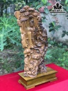 Tượng Phật Bà Quan Âm Gỗ Bách Xanh Cao 71 Ngang 35 Sâu 15 (cm)