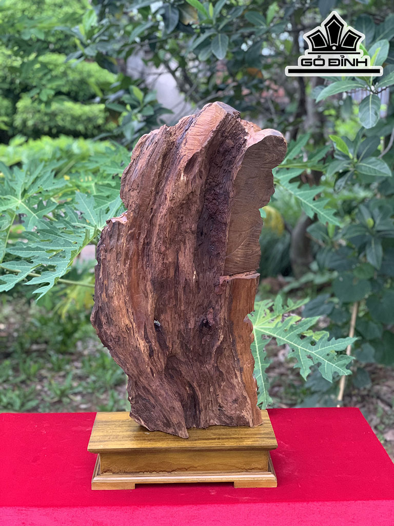 Tượng Phật Bà Quan Âm Gỗ Bách Xanh Cao 71 Ngang 35 Sâu 15 (cm)