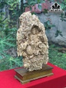 Tượng Phật Bà Quan Âm Gỗ Nu Kháo Cao 66 Ngang 43 Sâu 15 (cm)