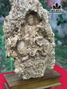 Tượng Phật Bà Quan Âm Gỗ Nu Kháo Cao 66 Ngang 43 Sâu 15 (cm)