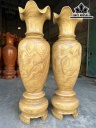 Lục Bình Gỗ Cẩm Vàng Cao 160 Đường Kính 45 (cm)