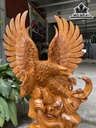 Tượng Đại Bàng Gỗ Hương Cao 103 Ngang 66 Sâu 28 (cm)