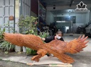 Tượng Đại Bàng Gỗ Hương Ngang 180 Rộng 68 Dày 23 (cm)