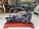 Tượng Gia Đình Trâu Gỗ Mun Sừng Cao 50 Ngang 66 Sâu 20 (cm)