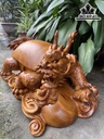 Tượng Long Quy Gỗ Hương Cao 30 Ngang 52 Sâu 30 (cm)