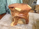 Đôn Gỗ, Đôn Gốc Cây Gỗ Gõ Đỏ (Cà te) Cao 42 Mặt 39-38 (cm) DC134