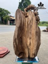 Tượng Thần Tài Gỗ Ngọc Am Cao 78 Ngang 38 Sâu 36 (cm)