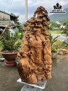 Tượng Thần Tài Gỗ Ngọc Am Cao 86 Ngang 42 Sâu 22 (cm)