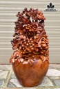 Bình Hoa Gỗ Hương Cao 54 Ngang 32 Sâu 25 (cm)