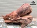 Tượng Hổ Phong Thủy Gỗ Hương Cao 57 Ngang 75 Sâu 41 (cm)