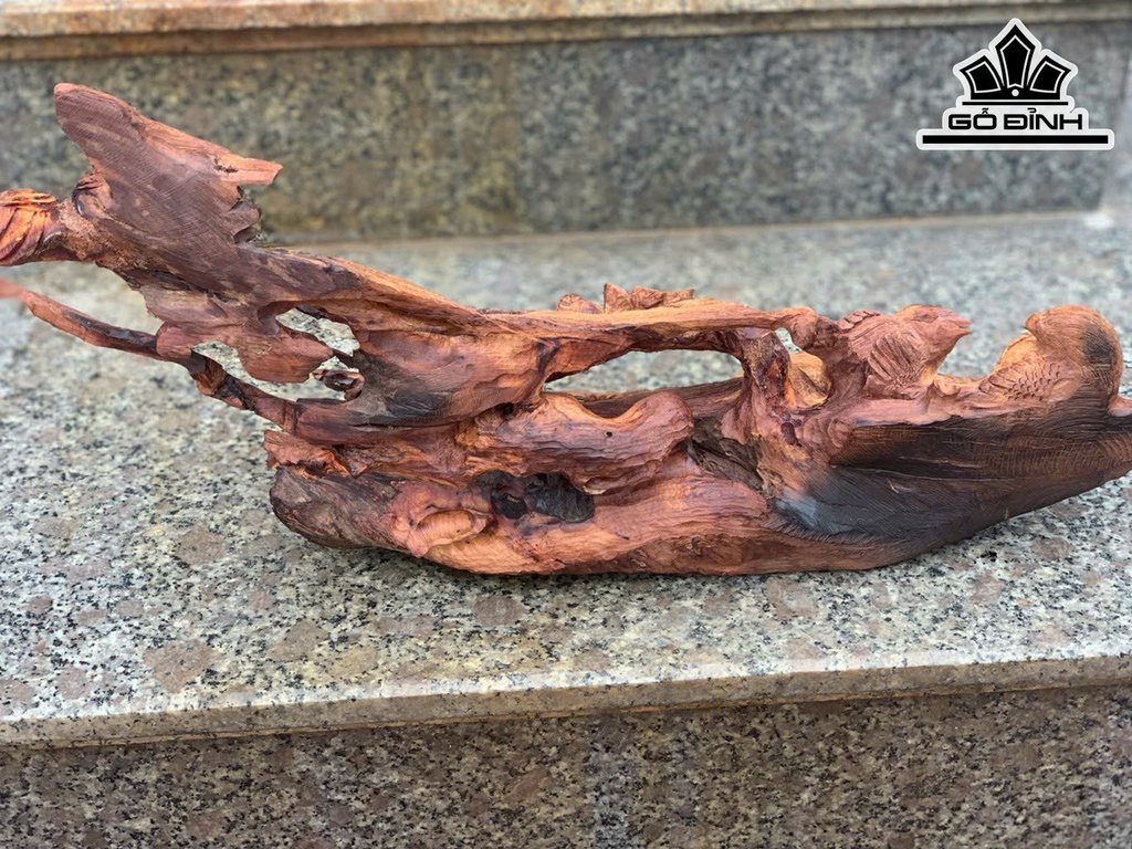 Tượng Chim Gỗ Cẩm Cao 25 Ngang 50 Sâu 12 (cm)