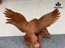 Tượng Đại Bàng Gỗ Hương Cao 48 Ngang 50 Sâu 28 (cm)