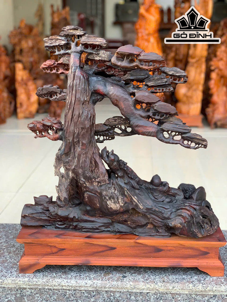 Tượng Phật Di Lặc Gỗ Trắc Cao 71 Ngang 60 Sâu 25 (cm)