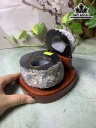 Bát Tụ Bảo Đá Mã Não Cao 11,5 Ngang 12,5 Sâu 14,5 (cm) 1,2kg