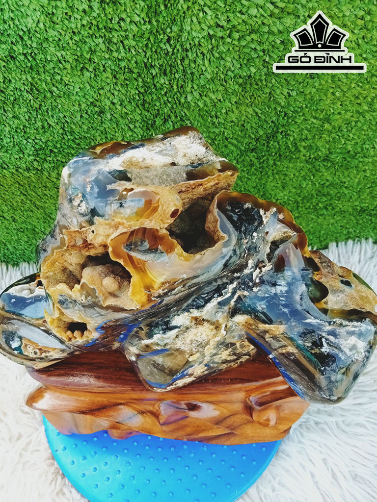 Tác Phẩm Gỗ Hóa Thạch Cao 29 Ngang 26 (cm) 5,2kg