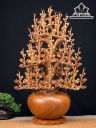 Bình Hoa Mai Gỗ Hương Cao 84 Ngang 54 Sâu 30 (cm)