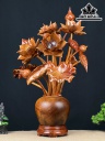 Bình Hoa Sen Gỗ Hương Cao 70 Ngang 54 Sâu 46 (cm)