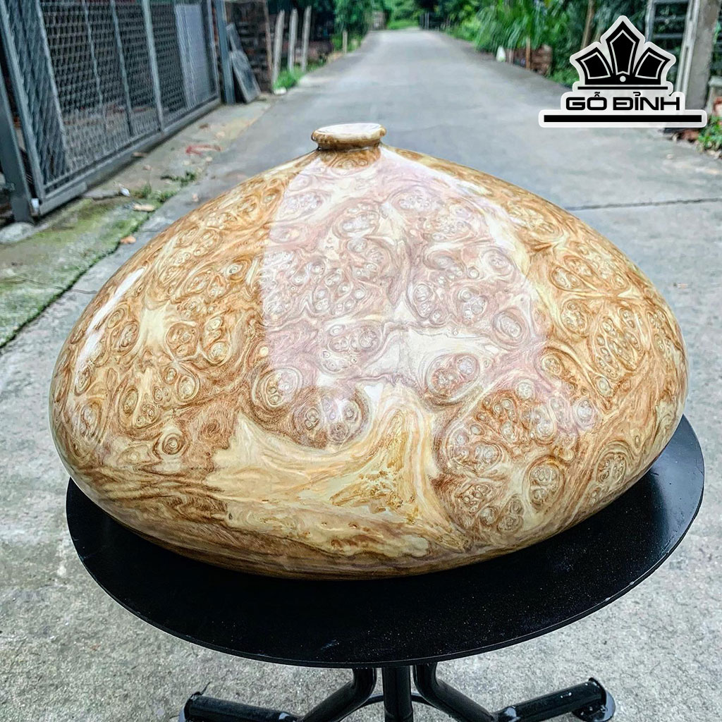 Chum Phú Quý Gỗ Nu Nghiến Cao 24 Đường Kính 48,5 (cm)