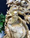 Tượng Ông Thọ Gỗ Xá Xị Cao 60 Ngang 42 Sâu 15 (cm)