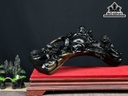 Tượng Phật Di Lặc Gỗ Mun Sừng Ngang 52 Cao 23 Sâu 13 (cm)