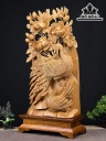 Tượng Phu Thê Viên Mãn Gỗ Ngọc Am Cao 71 Ngang 36 Sâu 15 (cm)