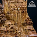 Tượng Tiểu Cảnh Gỗ Hương Cao 54 Ngang 55 Sâu 25 (cm)