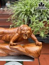 Tượng Hổ Phong Thủy Gỗ Cẩm Cao 33 Ngang 76 Sâu 25 (cm)