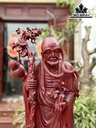 Tượng La Hán Trường My Gỗ Tử Đàn Cao 92 Ngang 31 Sâu 30 (cm)