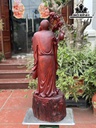 Tượng La Hán Trường My Gỗ Tử Đàn Cao 92 Ngang 31 Sâu 30 (cm)
