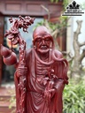 Tượng La Hán Trường My Gỗ Tử Đàn Cao 92 Ngang 31 Sâu 30 (cm)