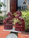 Tượng Ngựa Phong Thủy Gỗ Tử Đàn Cao 46 Ngang 25 Sâu 22 (cm)