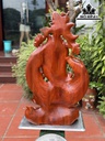 Tượng Phật Di Lặc Gỗ Hương Cao 73 Ngang 38 Sâu 19 (cm)