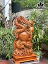 Tượng Rồng ( Nhất Long) Gỗ Hương Cao 66 Ngang 37 Sâu 16 (cm)