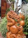 Tượng Rồng ( Nhất Long) Gỗ Hương Cao 66 Ngang 37 Sâu 16 (cm)
