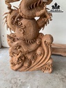 Tượng Rồng ( Nhất Long) Gỗ Ngọc Am Cao 101 Ngang 50 Sâu 21 (cm)