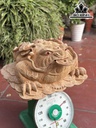 Tượng Thiềm Thừ Gỗ Ngọc Am Cao 28 Ngang 50 Sâu 50 (cm)