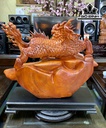 Tượng Long Mã Gỗ Hương Cao 62 Ngang 80 Sâu 20 (cm)