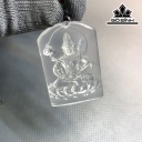 Mặt Dây Chuyền Đá Thạch Anh Trắng Cao 47,1 Ngang 31,7 Sâu 8,8 (mm) 25gr