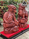 Tượng Nghê Gỗ Tử Đàn Cao 52 Ngang 30 Sâu 25 (cm)