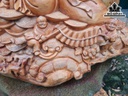 Tượng Phật Di Lặc Gỗ Ngọc Am Cao 90 Ngang 147 Sâu 40 (cm)