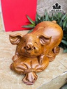 Tượng Heo Gỗ Hương Cao 18 Ngang 32 Sâu 17 (cm)