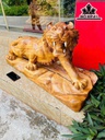 Tượng Hổ Phong Thủy Gỗ Ngọc Am Cao 52 Ngang 110 Sâu 35 (cm)