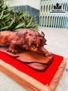 Tượng Hổ Phong Thủy Gỗ Sưa Cao 12 Ngang 33 Sâu 11 (cm)