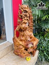 Tượng Ông Thọ Gỗ Hương Cao 106 Ngang 55 Sâu 45 (cm)