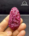 Mặt Dây Chuyền Quan Âm Đá Ruby Cao 63,3 Ngang 33,6 Sâu 9,9 (mm) 209cts