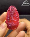 Mặt Dây Chuyền Quan Âm Đá Ruby Cao 63,3 Ngang 33,6 Sâu 9,9 (mm) 209cts