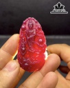 Mặt Dây Chuyền Quan Âm Đá Ruby Cao 63,3 Ngang 33,6 Sâu 9,9 (mm) 209cts