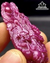 Mặt Dây Chuyền Quan Âm Đá Ruby Cao 63,3 Ngang 33,6 Sâu 9,9 (mm) 209cts