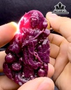 Mặt Dây Chuyền Quan Âm Đá Ruby Cao 66 Ngang 42 Sâu 12,2 (mm) 220,6cts