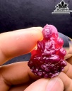 Mặt Dây Chuyền Quan Âm Tự Tại Đá Ruby Cao 35 Ngang 25,5 Sâu 12 (mm) 79cts